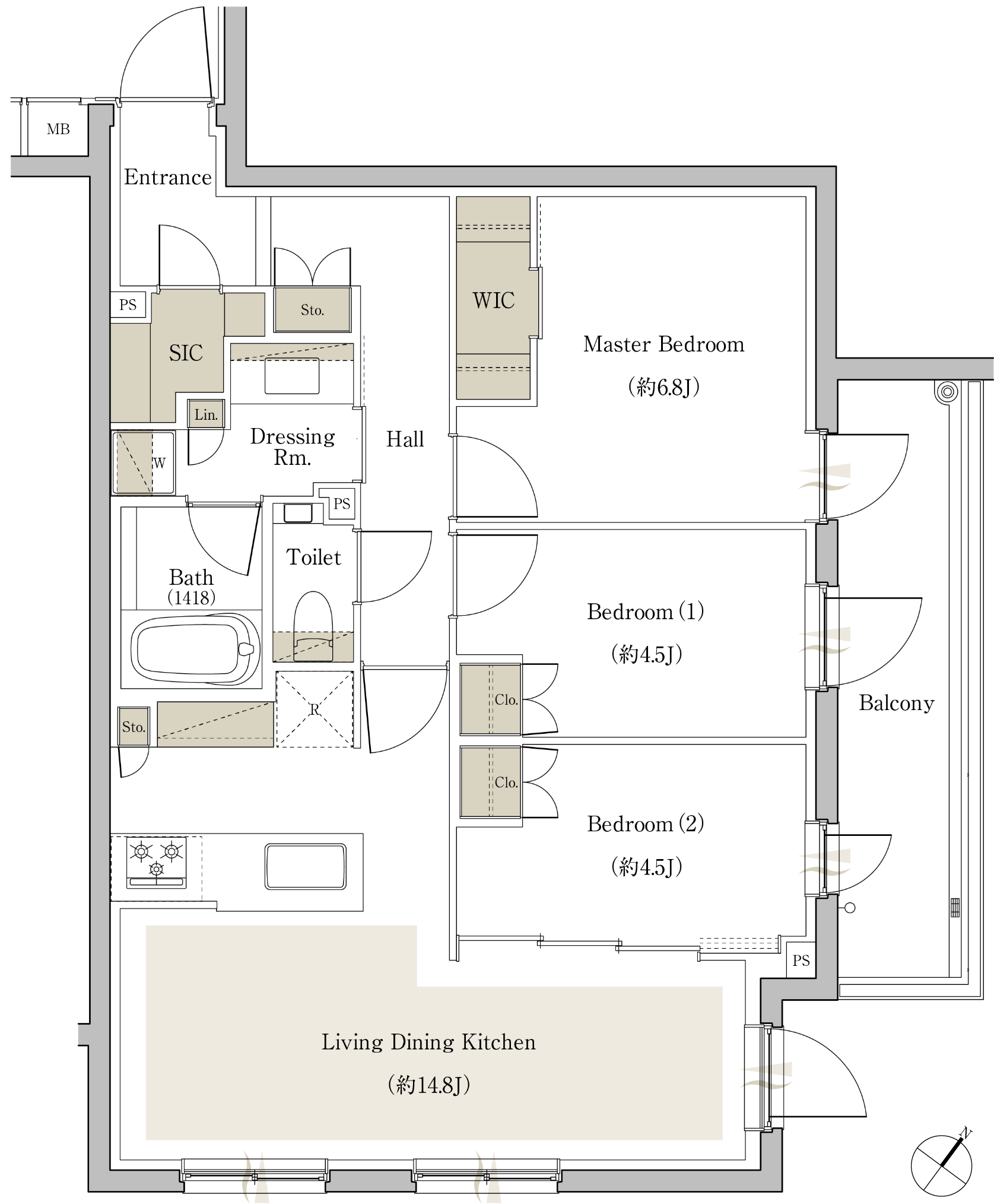 The Terrace Dtype 動線美と豊富な収納で、毎日がすっきり整う [結の邸]