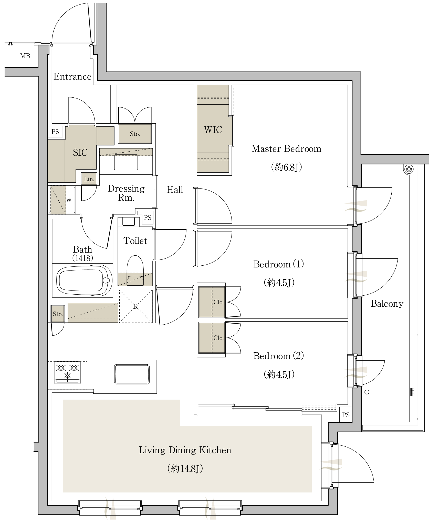 The Terrace Dtype 動線美と豊富な収納で、毎日がすっきり整う [結の邸]